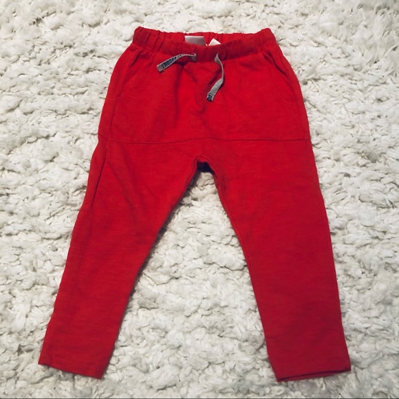 2pc Zara Grey Fruit top & red joggers - Picture 5 of 6